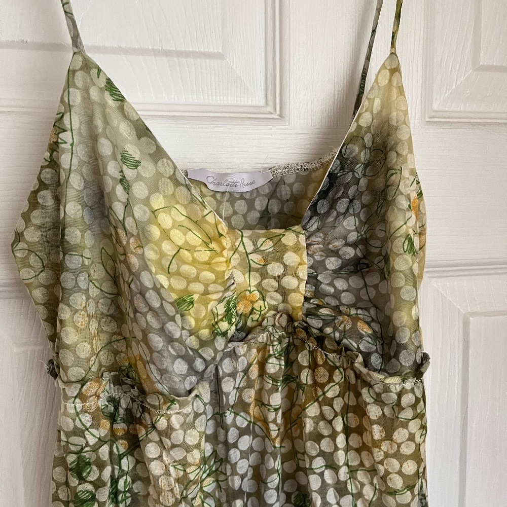 Charlotte Russe Sleeveless Summer Top Size Large